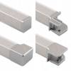 Превью Аксессуары для квадратного плинтуса серия 77.00, алюминий матовый – 2