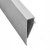 Превью Декоративный карнизный профиль для коллектора, серебро, L-2600 – 1