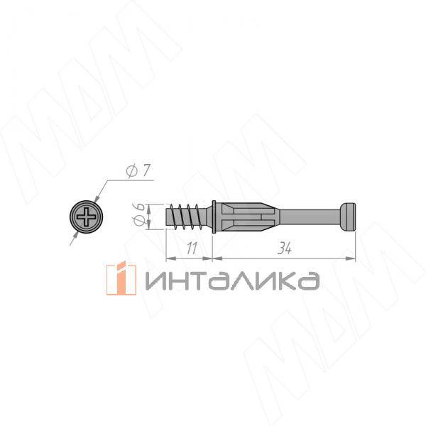 Шток эксцентрика евровинт (34 мм) – 2