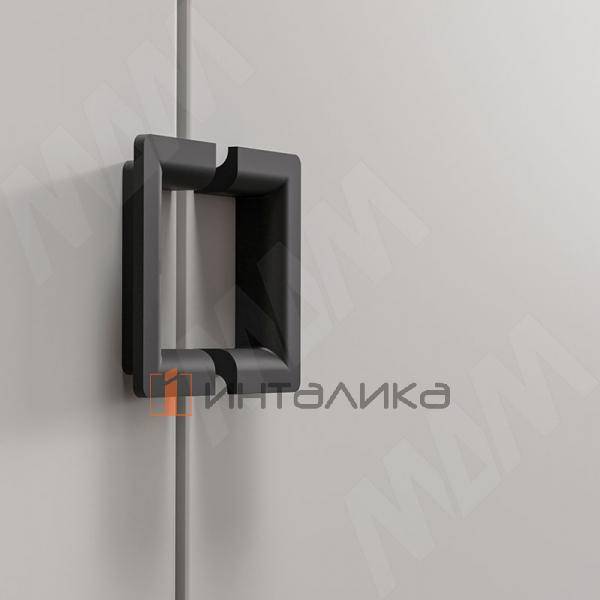 Ручка-скоба 64мм черный матовый – 3