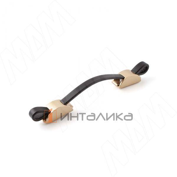 Ручка-скоба 96-128мм золото матовое/черный – 1
