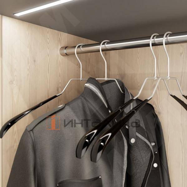 Штангодержатель для круглой трубы D25, с винтом, хром – 5