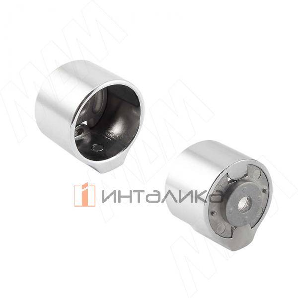 Штангодержатель для круглой трубы D25, с винтом, хром – 2