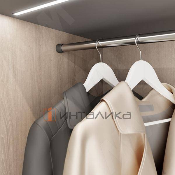 Штангодержатель для круглой трубы D25, с винтом, черный – 7