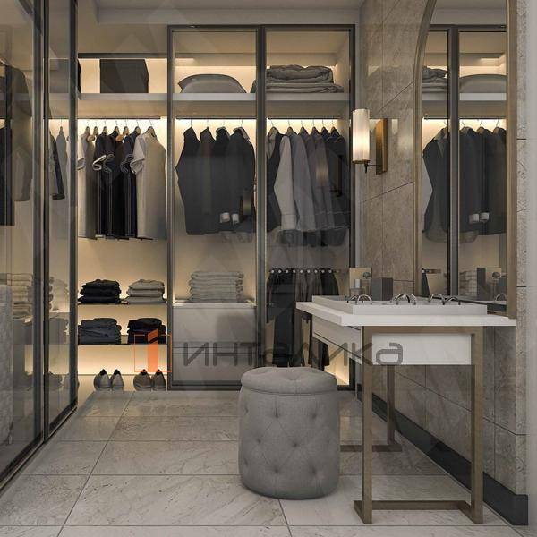 E-VOGUE Штанга прямоугольная с подсветкой, с датчиком движения (PIR) и аккумулятором, 1000 мм, сереб – 6