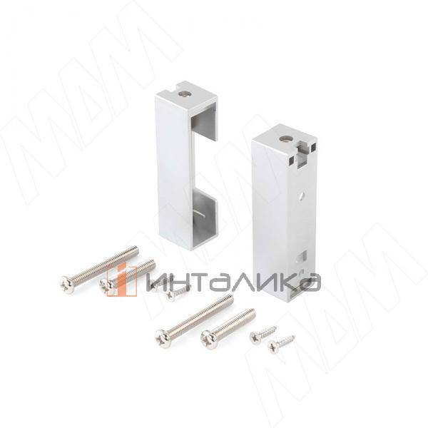 E-VOGUE Штанга прямоугольная с подсветкой, с датчиком движения (PIR) и аккумулятором, 1000 мм, сереб – 3