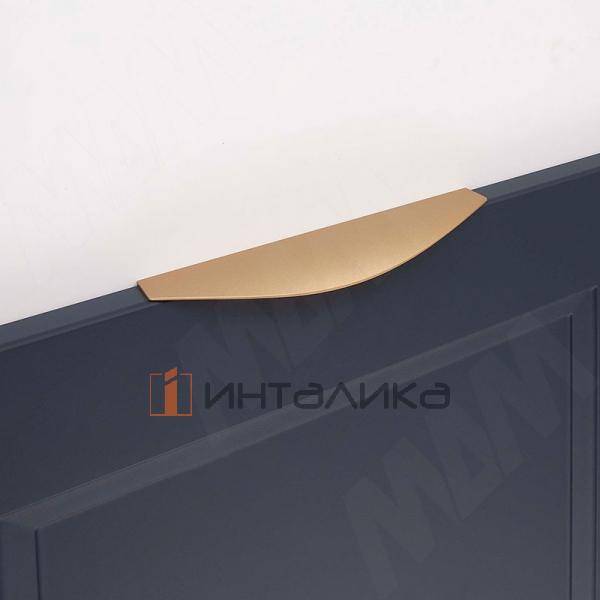 Профиль-ручка 146мм крепление саморезами золото матовое – 2