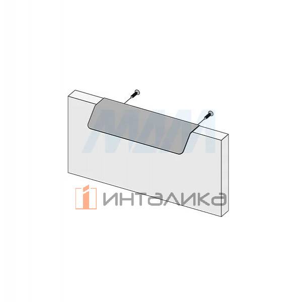 Профиль-ручка 192мм (L=220мм) крепление саморезами золото матовое – 4