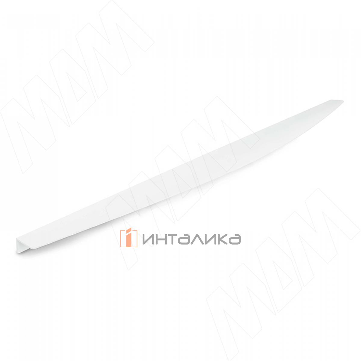 Профиль-ручка 796мм крепление саморезами белый матовый