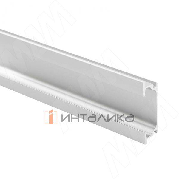 Профиль-ручка крепление саморезами алюминий матовый, L-3000мм – 1