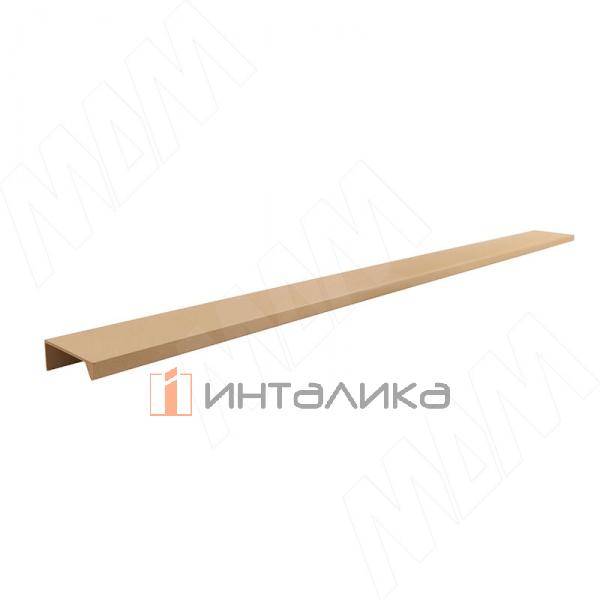 Профиль-ручка 896мм крепление саморезами золото матовое – 2