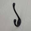 Превью Крючок двухрожковый L-большой, черный матовый – 2
