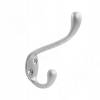Превью Крючок двухрожковый L-большой, хром матовый – 1