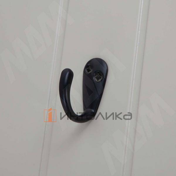 Крючок однорожковый черный матовый – 2