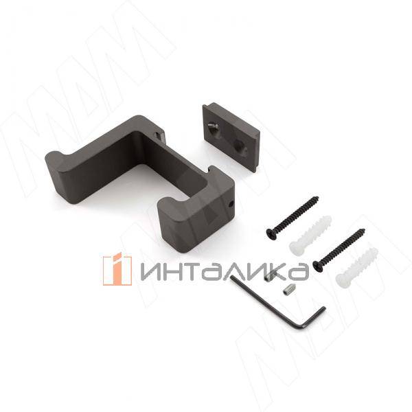 Крючок двухрожковый графит – 2