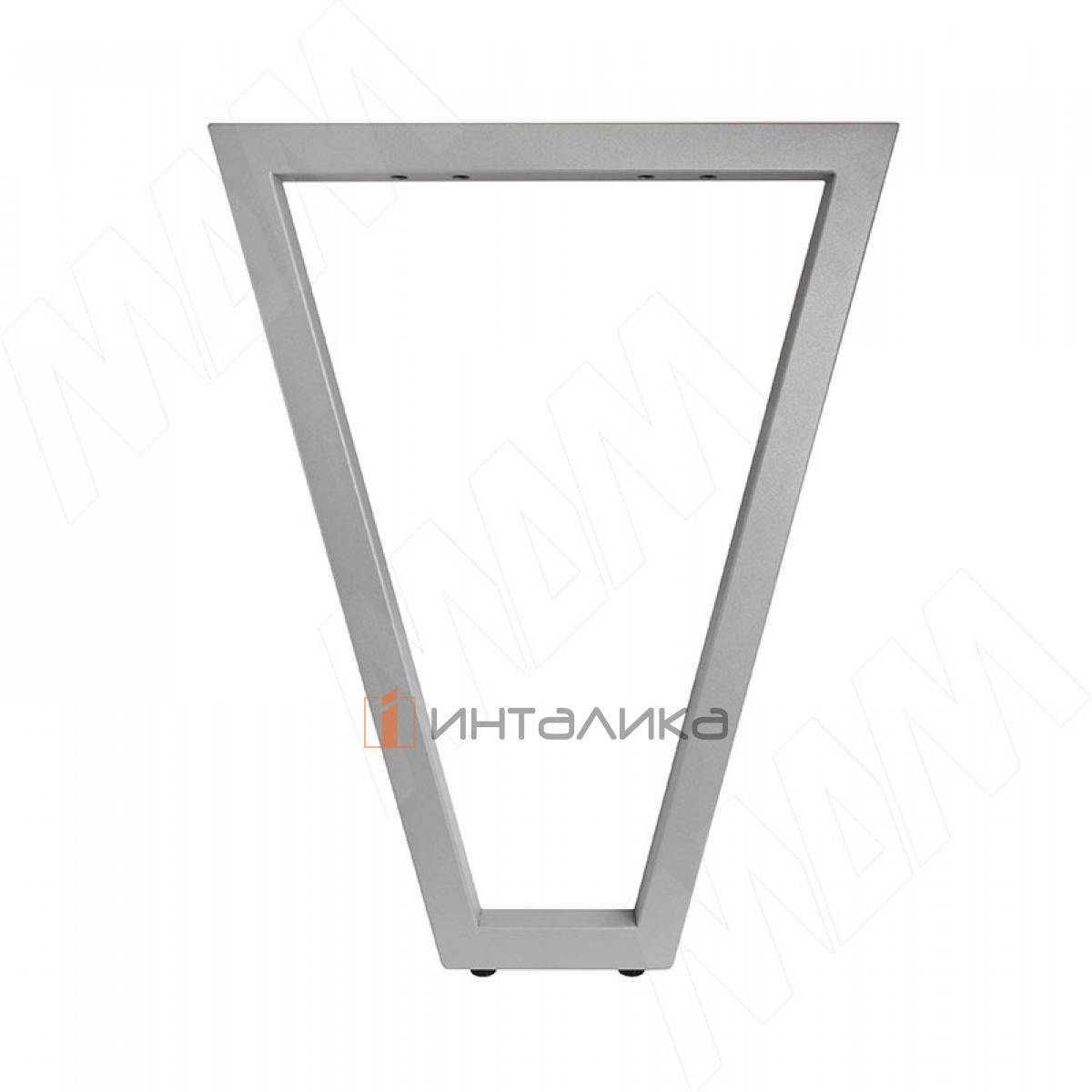 Сальта опора для стола V-образная, 40х40, H715+10 мм, хром матовый, 1шт.