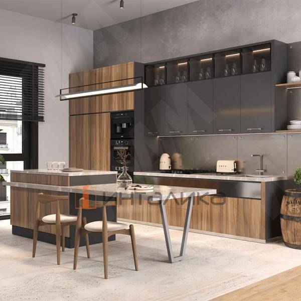 Сальта опора для стола V-образная, 40х40, H715+10 мм, хром матовый, 1шт. – 6