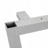 Превью Сальта опора для стола V-образная, 40х40, H715+10 мм, хром матовый, 1шт. – 2