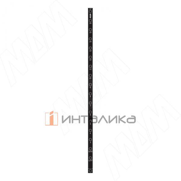 Мебельный кондуктор под конфирмат, втулка 5 мм, шаг 32, длина 570 мм – 2