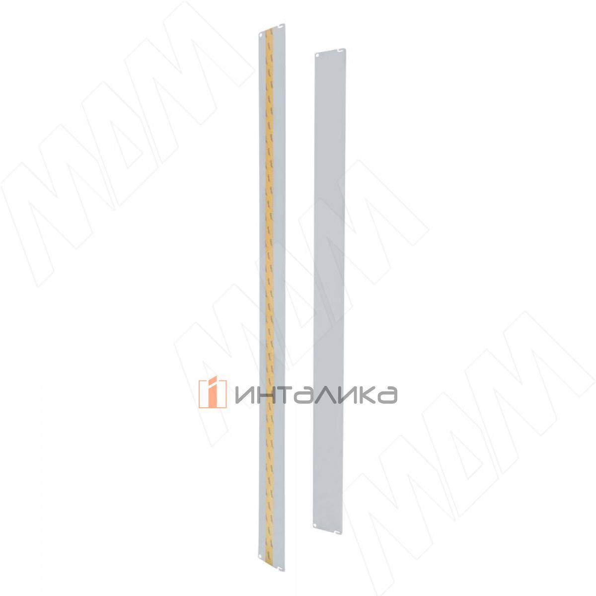 Термоизоляционная планка плоская, серая, комплект 2 шт.