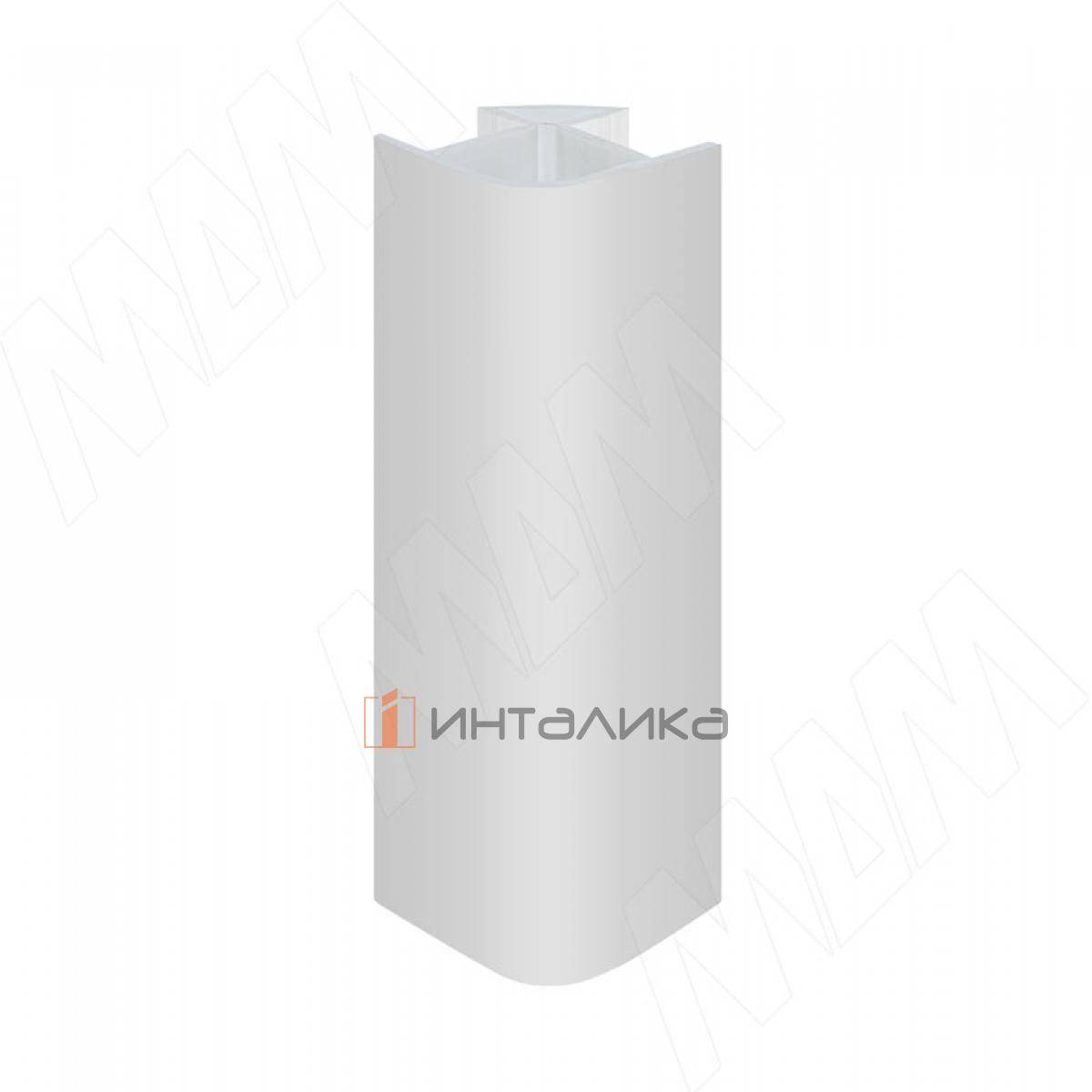 Уголок 90 градусов универсальный (высота 120), алюминий матовый