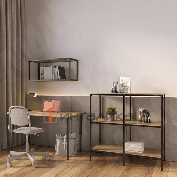 Набор на 1 дополнительную секцию к стеллажу 500х960х450 (отдельно стеллажом не является), черный (RA – 2