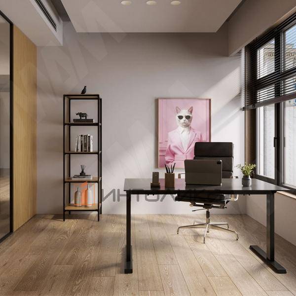 Каркас стеллажа напольного 500x1760x450 (5 полок), черный (RAL 9005, муар) (MF.31.50x176x45.BLC) – 4