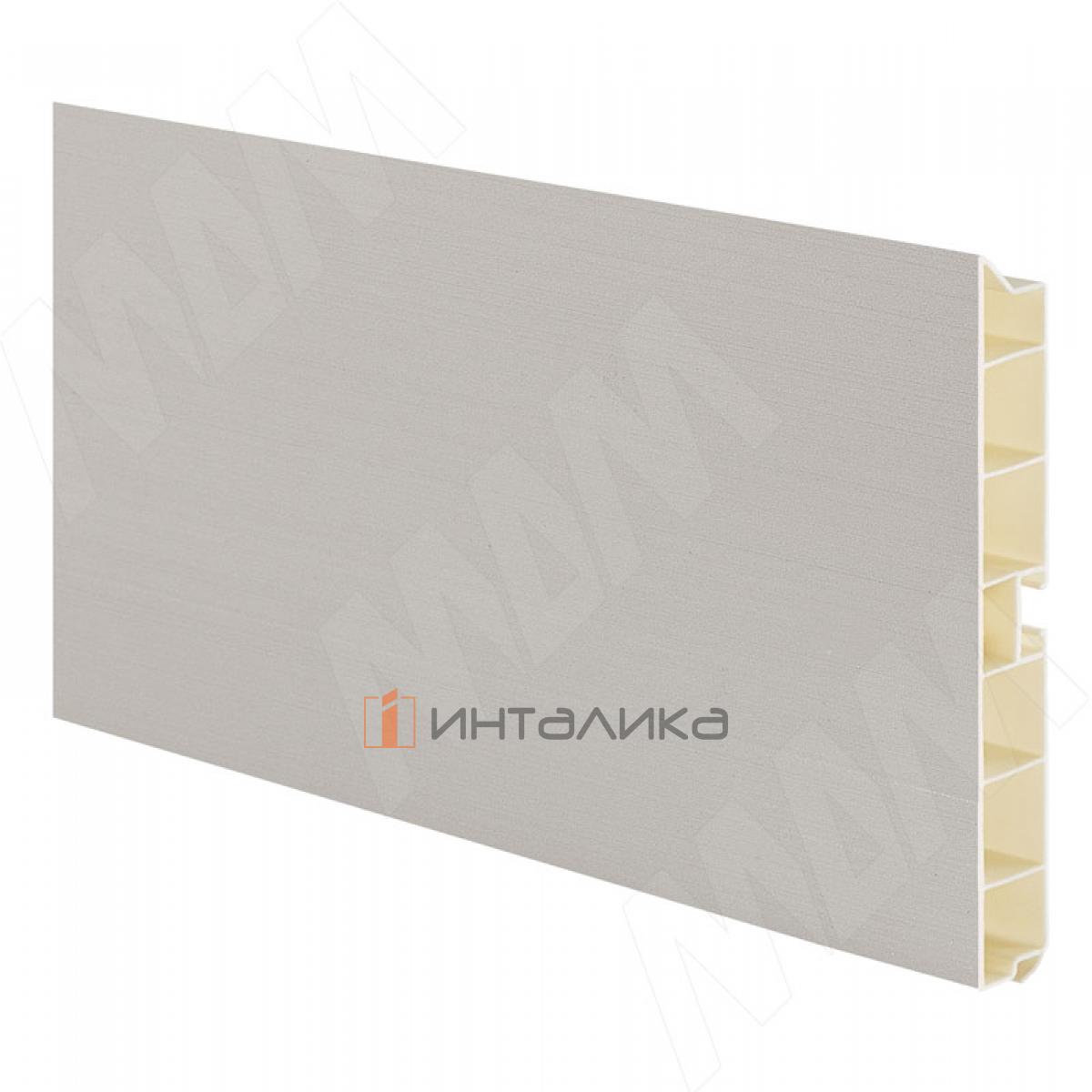 Цоколь пластиковый (высота 100, длина 4000 мм), титан крацованный (10.0479 4M)