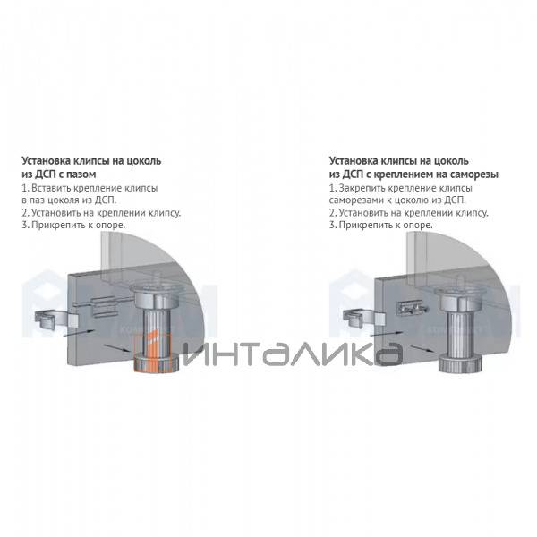 Площадка клипсы усиленной (06.152) (06.080) – 2