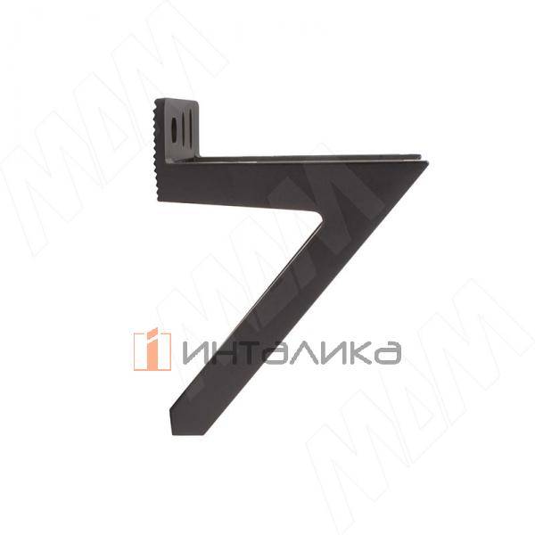 LA FISSA Менсолодержатель для деревянных полок, черный матовый (LAFISSA.7105.1917) – 4