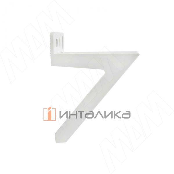 LA FISSA Менсолодержатель для деревянных полок, белый матовый (LAFISSA.7105.1078) – 3