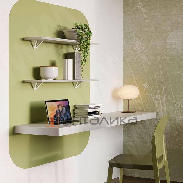 LA FISSA Менсолодержатель для деревянных полок, белый матовый (LAFISSA.7105.1078) – 4