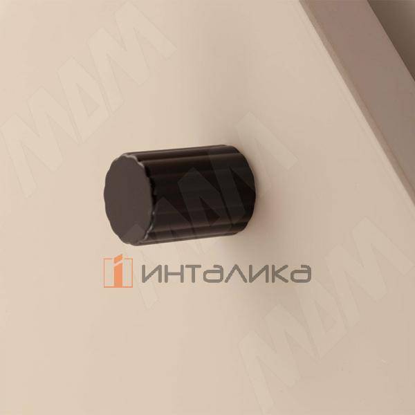 Ручка-кнопка D30мм черный матовый (WPO.846.030.00N4) – 2