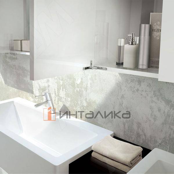 AIR комплект скрытых петель (90/105) с плавным закрыванием на один фасад, никель – 8