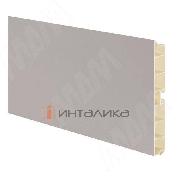 Цоколь пластиковый (высота 120, длина 4000 мм), серый альпака – 1
