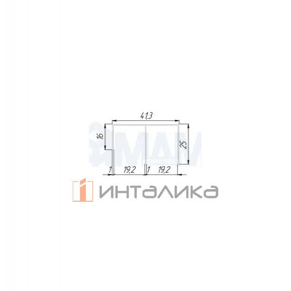 FUTURE Направляющая нижняя, L-3000 – 2