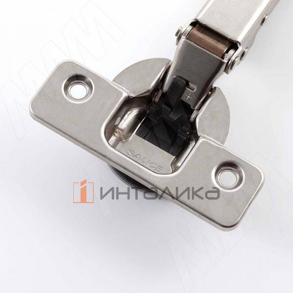 Петля с амортизатором полунакладная (90/94), для плиты 19-35 мм, стандартная – 4