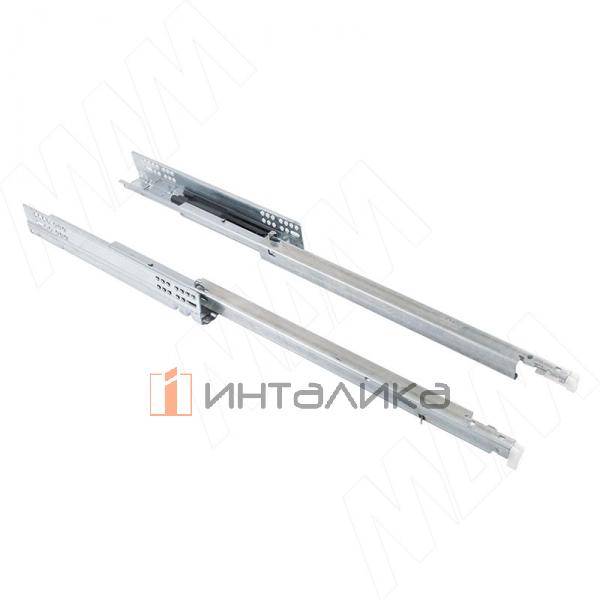 Комплект направляющих скрытого монтажа FUTURA SMOVE, полное выдвижение, плавное закрывание, 450 мм – 2
