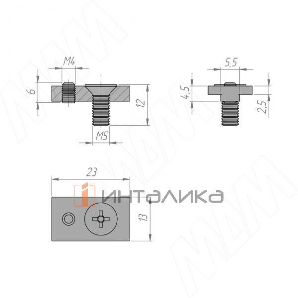 VERTIKO Комплект адаптеров для штангодержателя – 2
