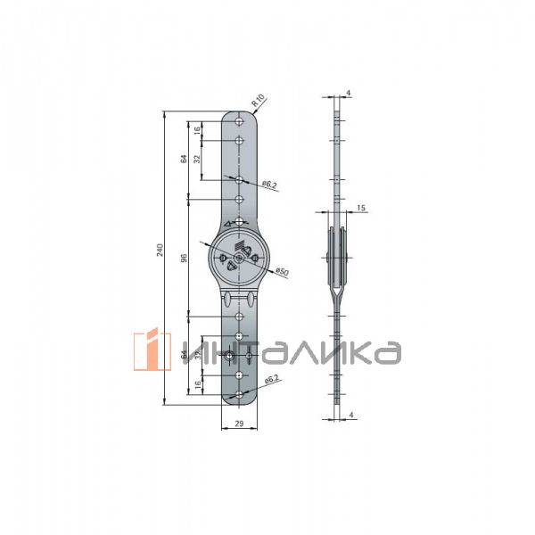 Механизм HETTICH FrankoFlex, для подголовников и подлокотников, 135°, 4 положения – 2