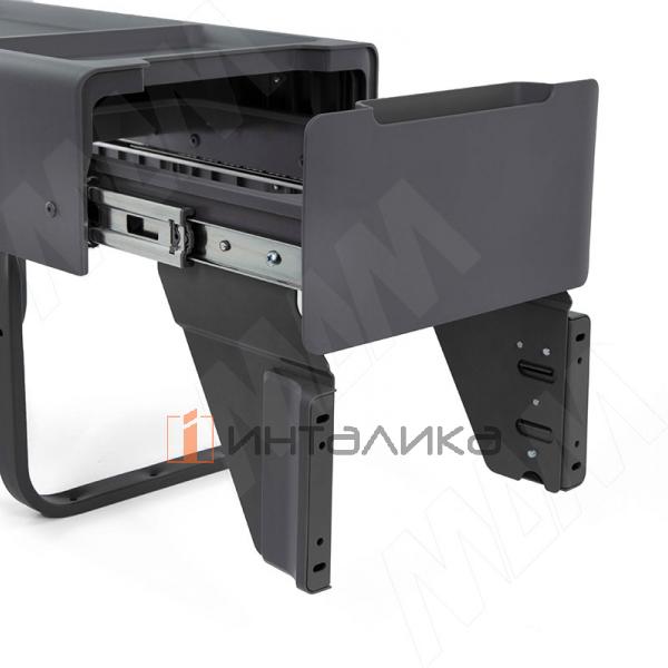 EASYBOX AS Крепления выдвижного фасада для артикулов серии EMB, цвет тёмно-серый – 2