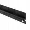 Превью Профиль-ручка крепление саморезами для фасада 16мм, черный матовый (анод), L-3000мм – 1