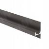 Превью Профиль-ручка крепление саморезами для фасада 18мм, графит (краска), L-3000мм – 1