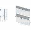 Превью Профиль-ручка крепление саморезами для фасада 18мм, алюминий матовый (анод), L-3000мм – 2