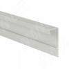Превью Профиль-ручка крепление саморезами для фасада от 16мм, алюминий матовый (анод), L-3000мм – 1