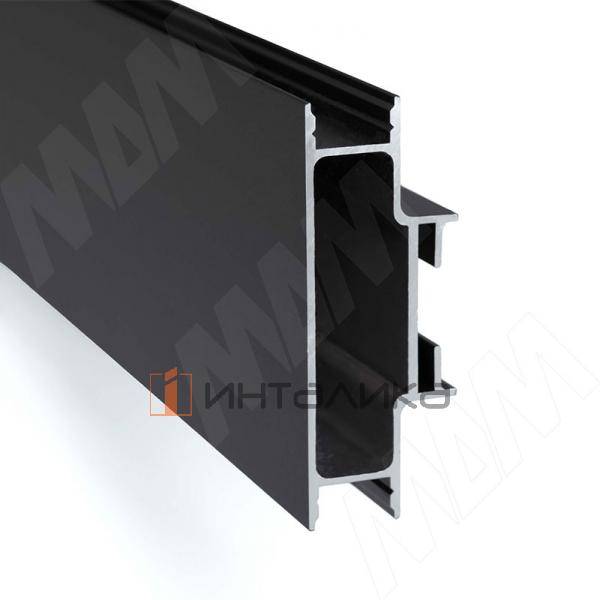 GOLAFLATE Универсальная профиль-ручка, черный матовый (анод), L-4200мм – 2