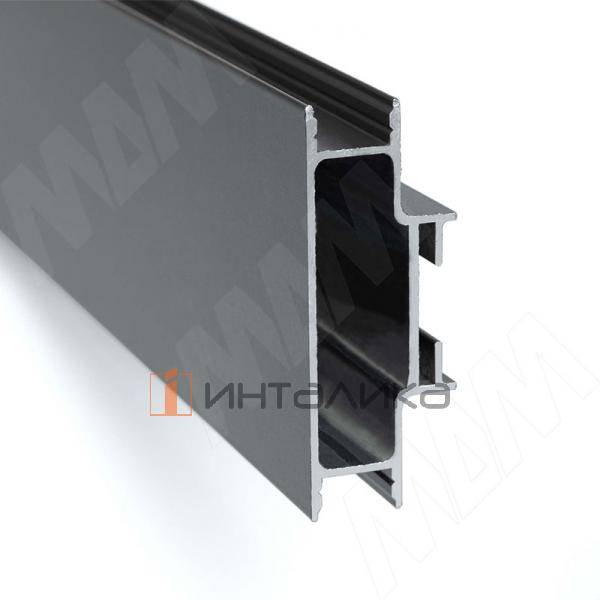 GOLAFLATE Универсальная профиль-ручка, графит (краска), L-4200мм – 2