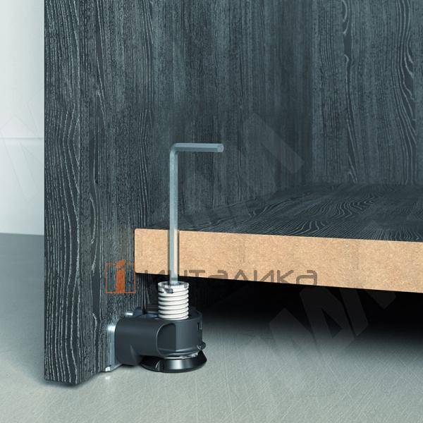 INTEGRATO TECH A Опора регулируемая под саморез и с предустановленными саморезами, регулировка 12 мм – 2