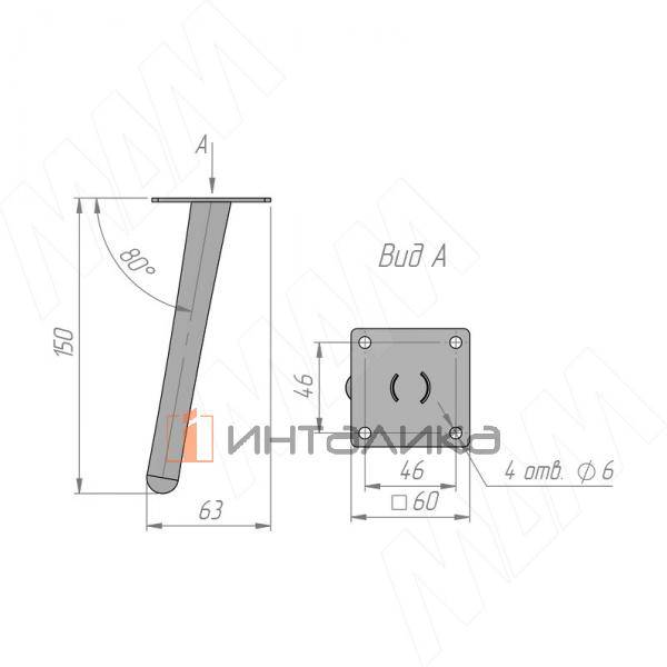 Опора декоративная Н150мм белый матовый – 3