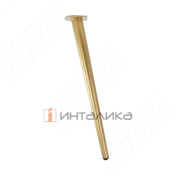 CONE опора для стола конусная, 123х430 мм, золото матовое – 2